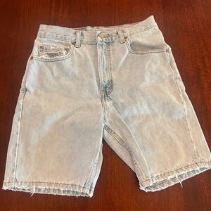 Levi's Y2K Light Blue Jean Shorts for Men